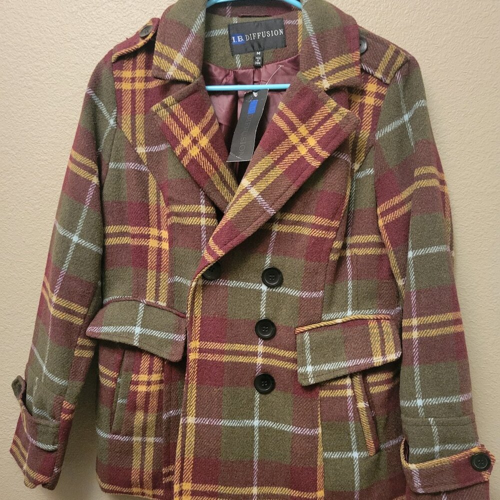 IB Diffusion Vintage Plaid Jacket